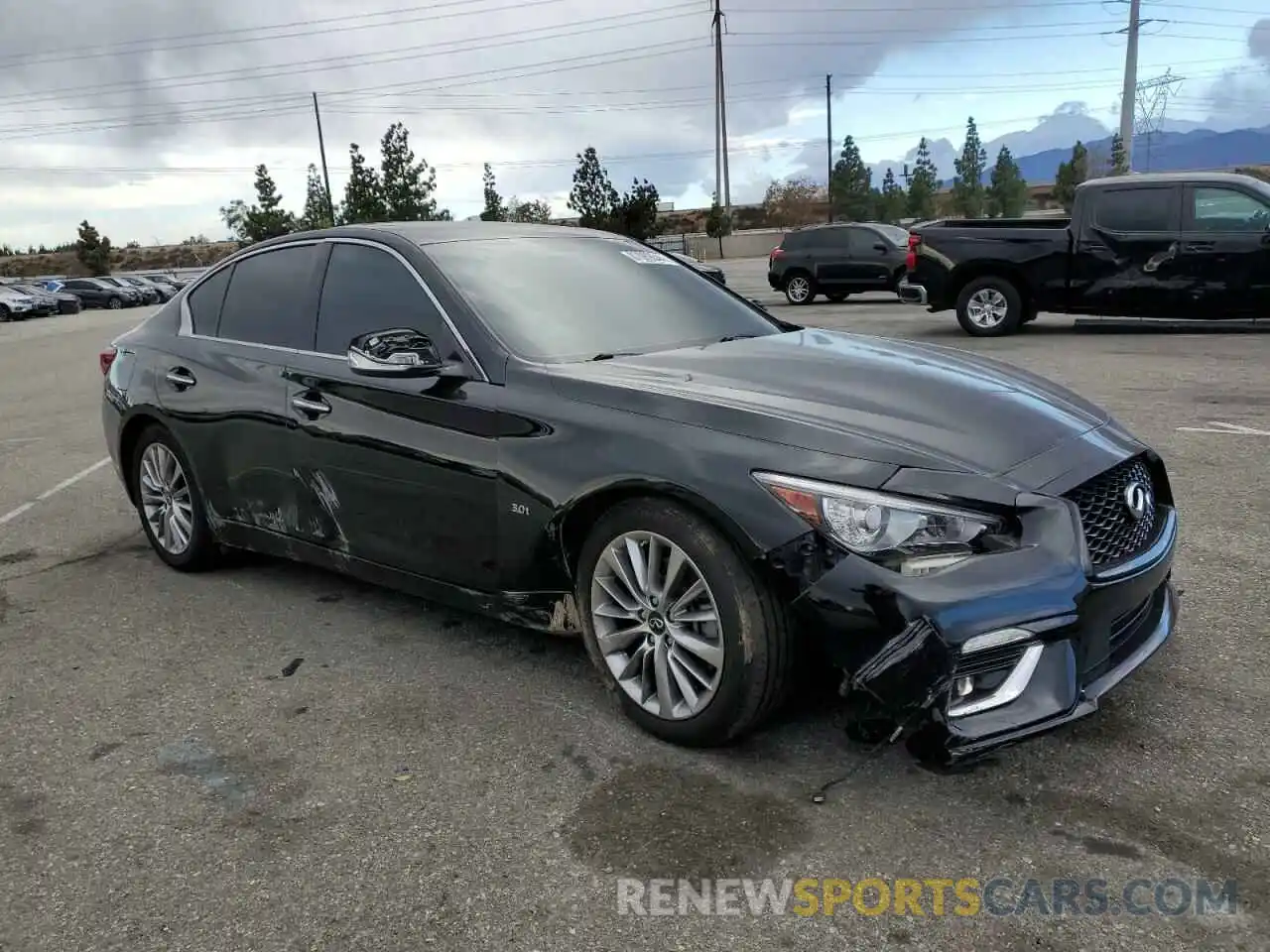 4 Photograph of a damaged car JN1EV7AP8KM540352 INFINITI Q50 2019