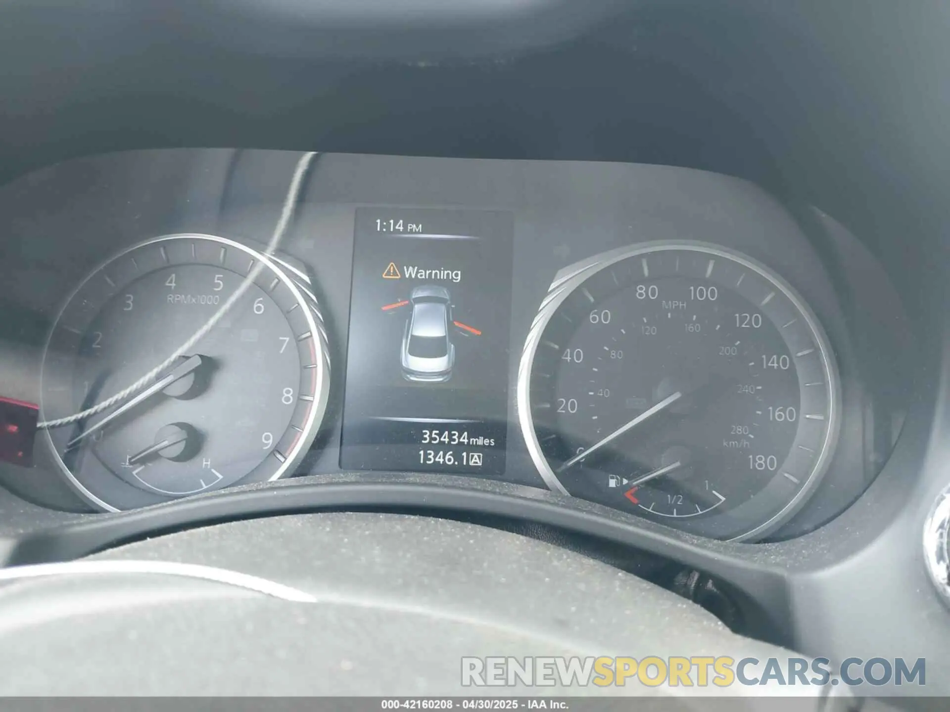 7 Photograph of a damaged car JN1EV7AP8KM541274 INFINITI Q50 2019