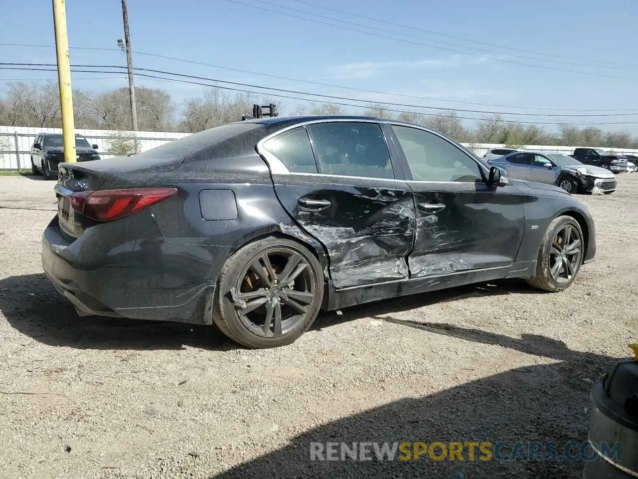 3 Photograph of a damaged car JN1EV7AP8KM541341 INFINITI Q50 2019