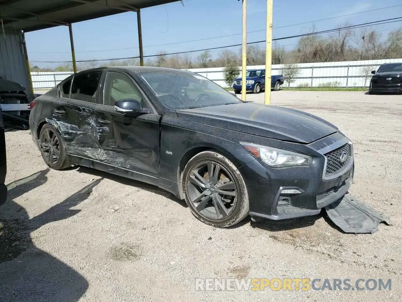 4 Photograph of a damaged car JN1EV7AP8KM541341 INFINITI Q50 2019