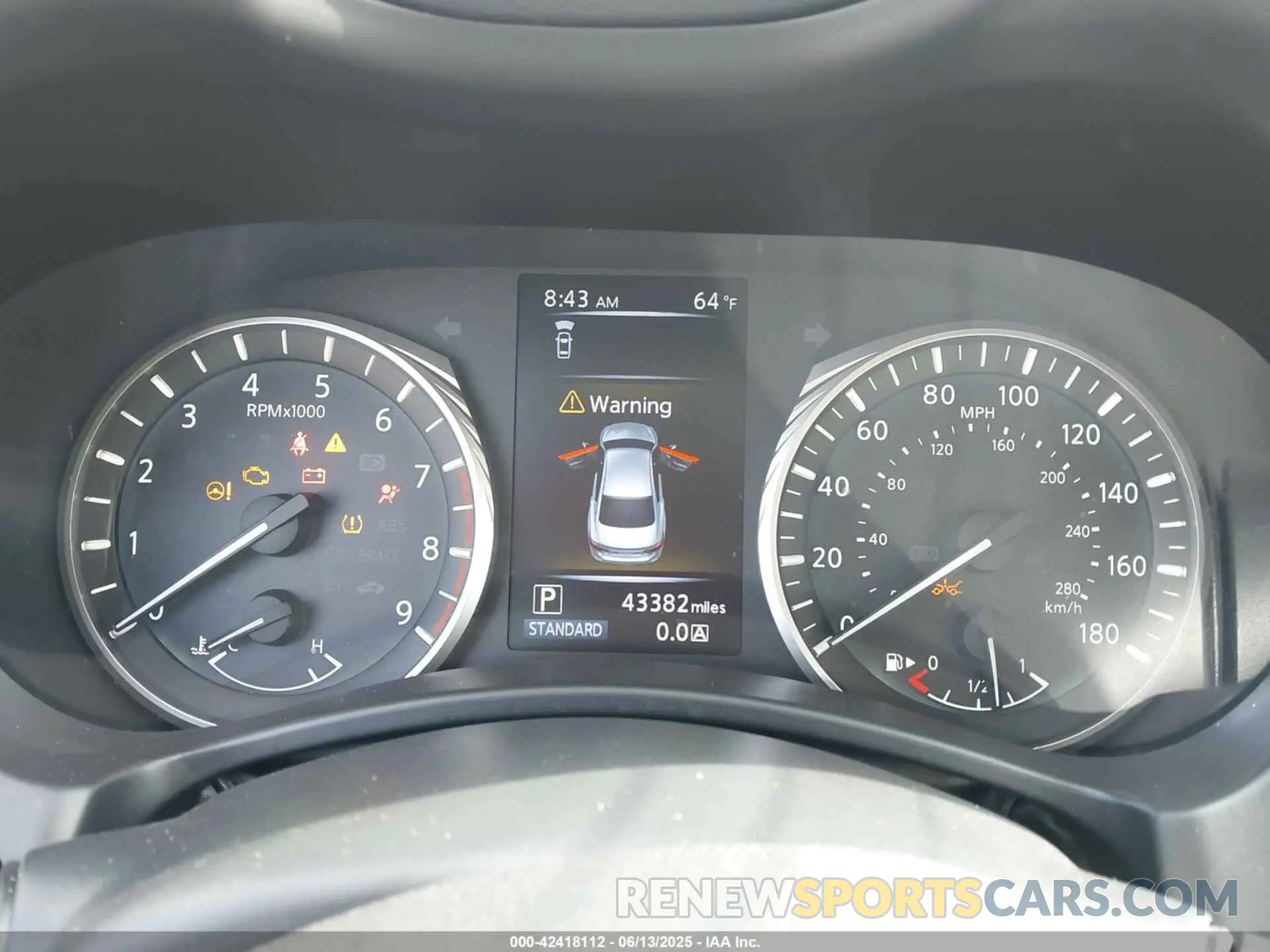7 Photograph of a damaged car JN1EV7AP8KM543395 INFINITI Q50 2019