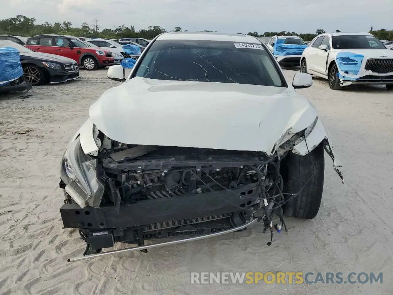 5 Photograph of a damaged car JN1EV7AP9KM513807 INFINITI Q50 2019