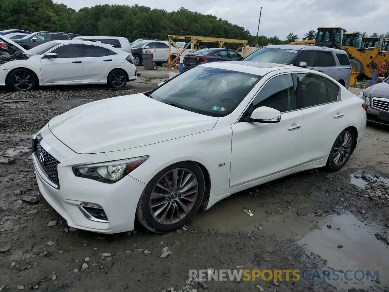 1 Photograph of a damaged car JN1EV7AP9KM514889 INFINITI Q50 2019