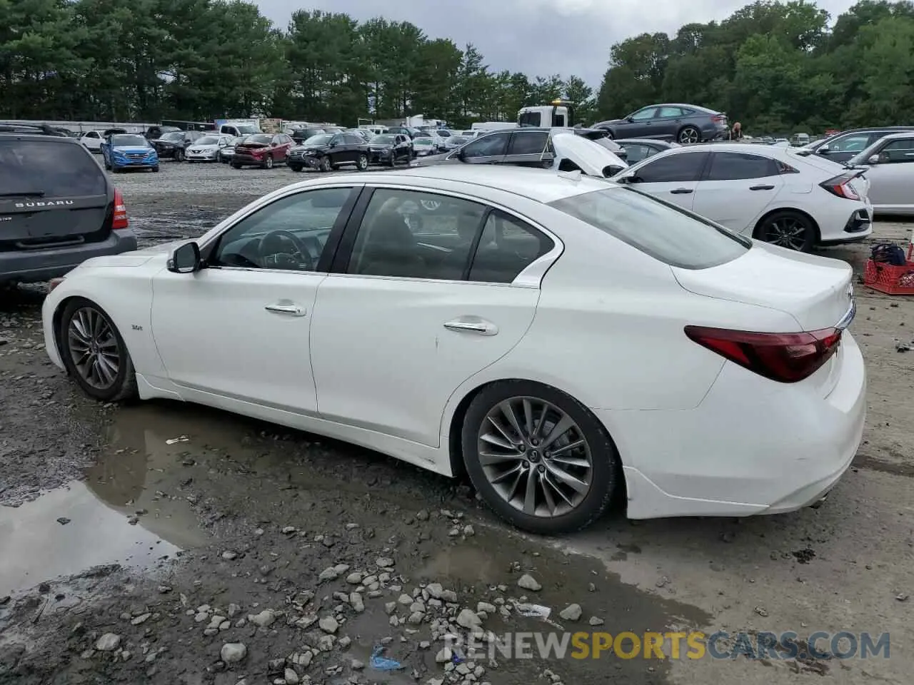 2 Photograph of a damaged car JN1EV7AP9KM514889 INFINITI Q50 2019