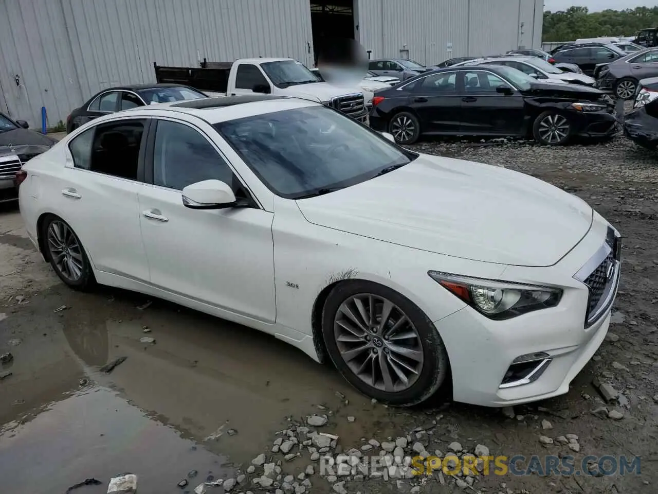 4 Photograph of a damaged car JN1EV7AP9KM514889 INFINITI Q50 2019