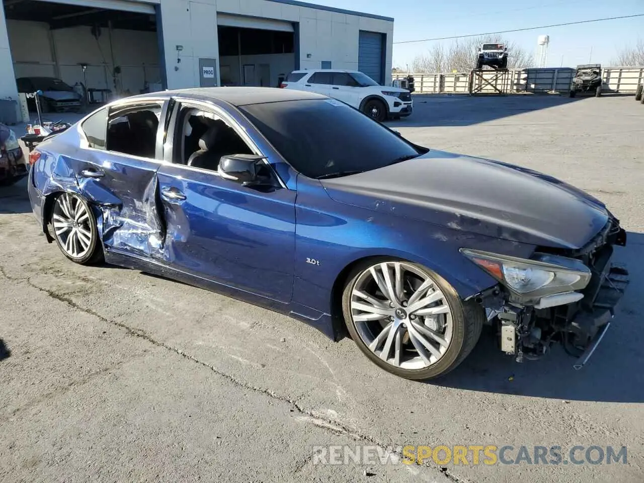 4 Photograph of a damaged car JN1EV7AP9KM515217 INFINITI Q50 2019