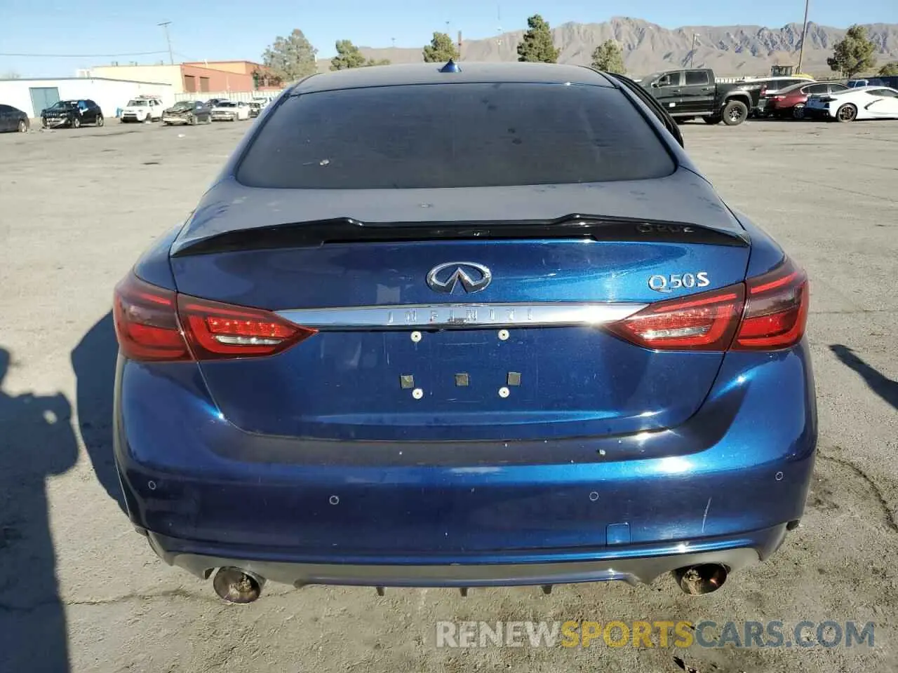 6 Photograph of a damaged car JN1EV7AP9KM515217 INFINITI Q50 2019