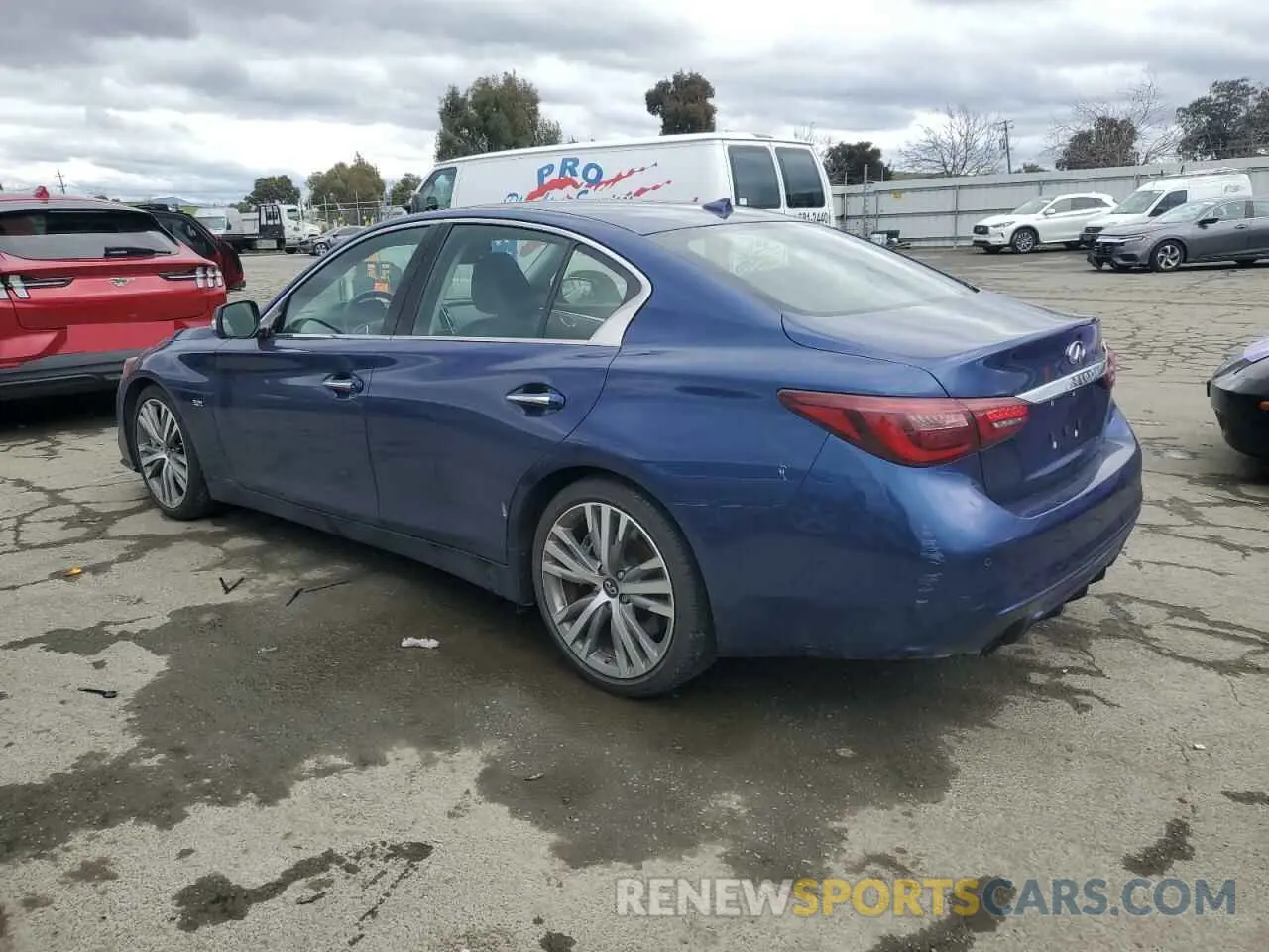 2 Photograph of a damaged car JN1EV7AP9KM515945 INFINITI Q50 2019