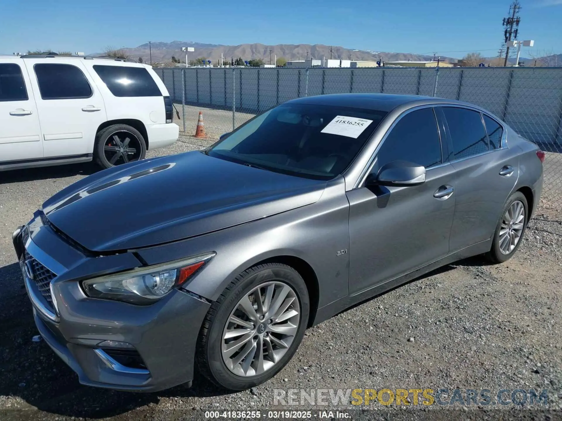 2 Photograph of a damaged car JN1EV7AP9KM516769 INFINITI Q50 2019