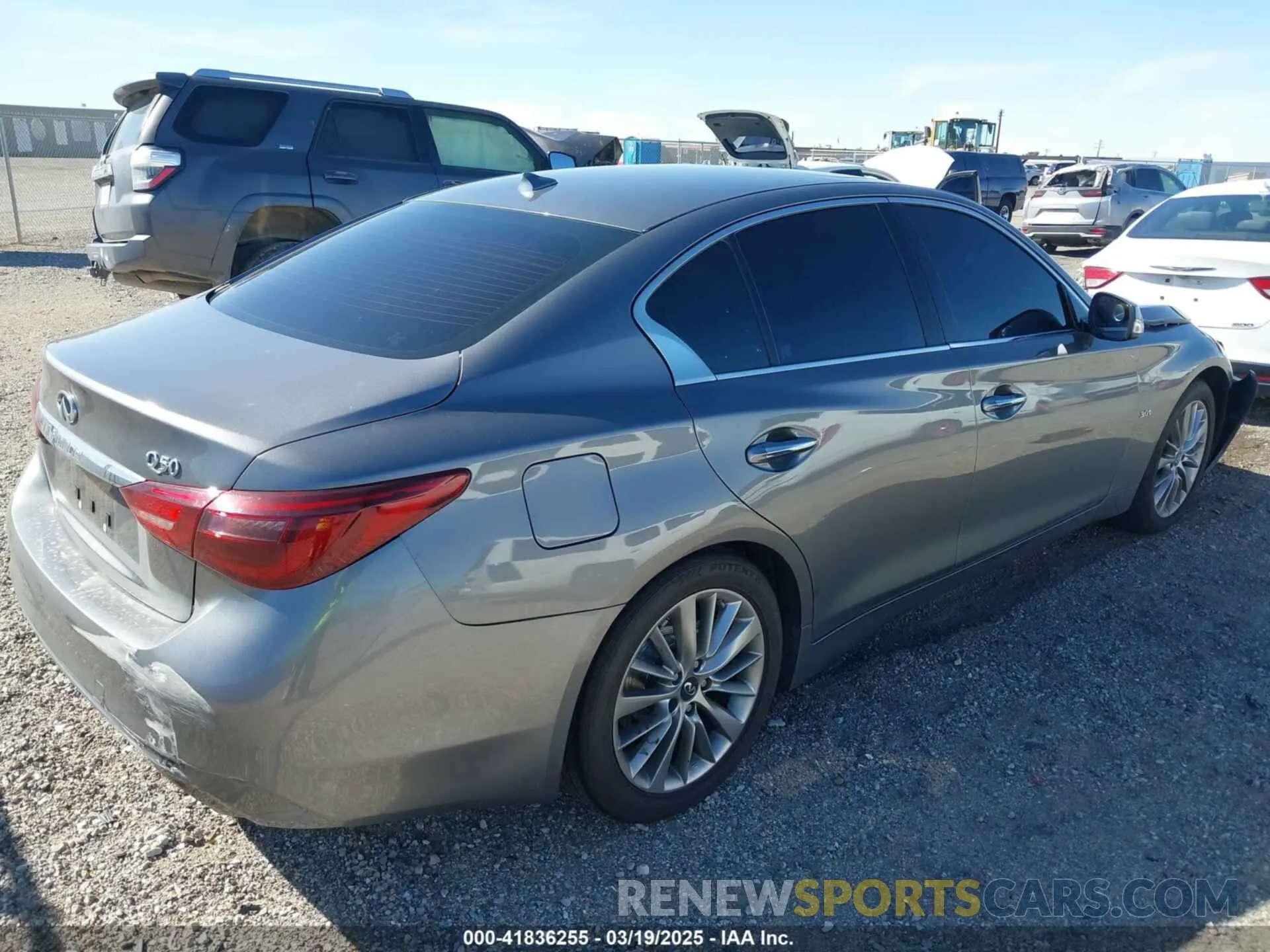 4 Photograph of a damaged car JN1EV7AP9KM516769 INFINITI Q50 2019