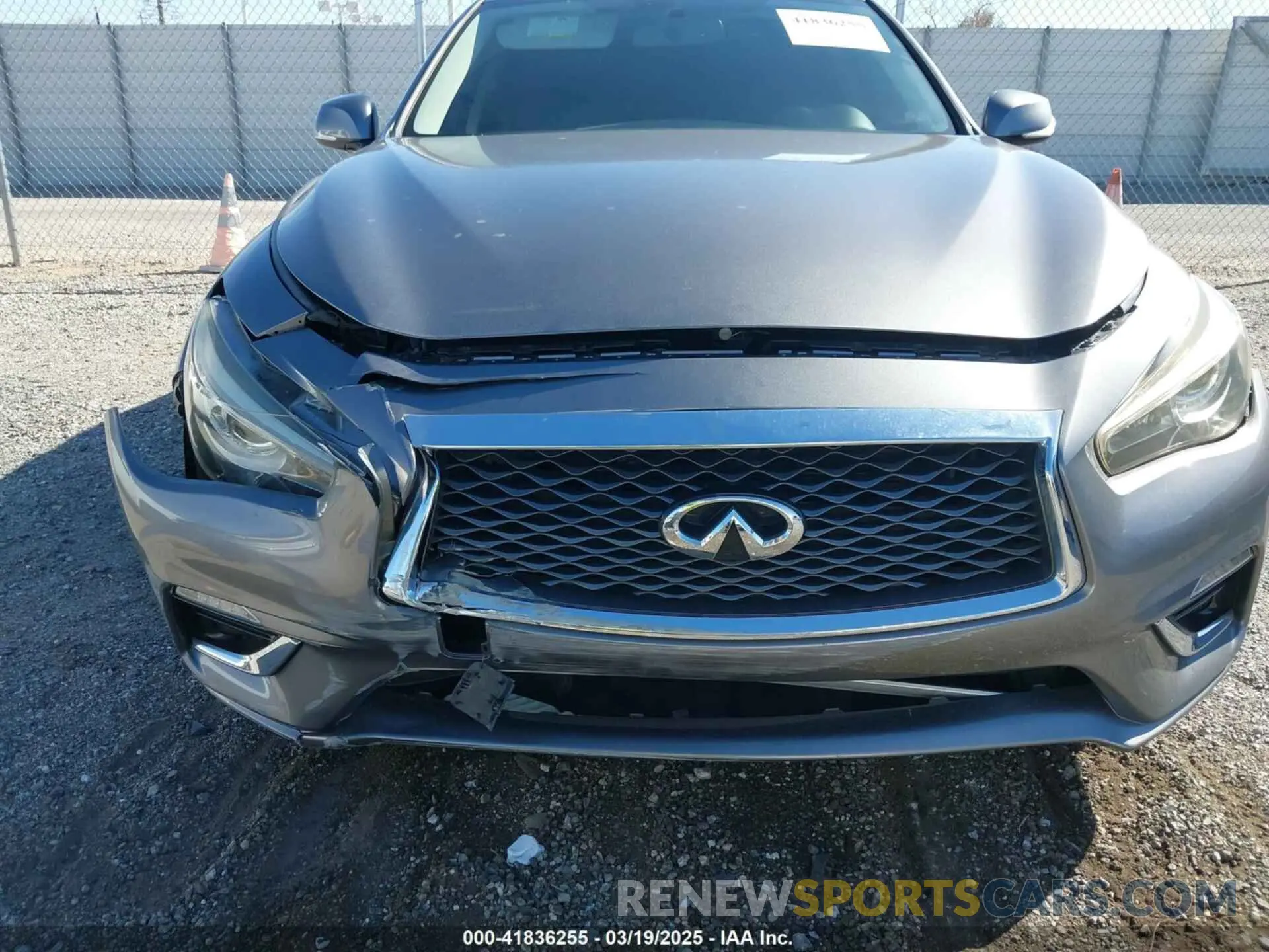 6 Photograph of a damaged car JN1EV7AP9KM516769 INFINITI Q50 2019