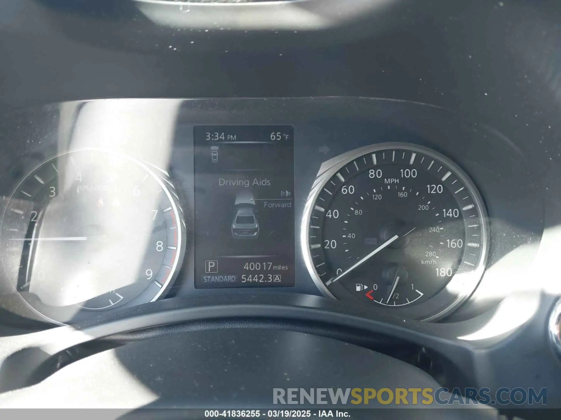 7 Photograph of a damaged car JN1EV7AP9KM516769 INFINITI Q50 2019