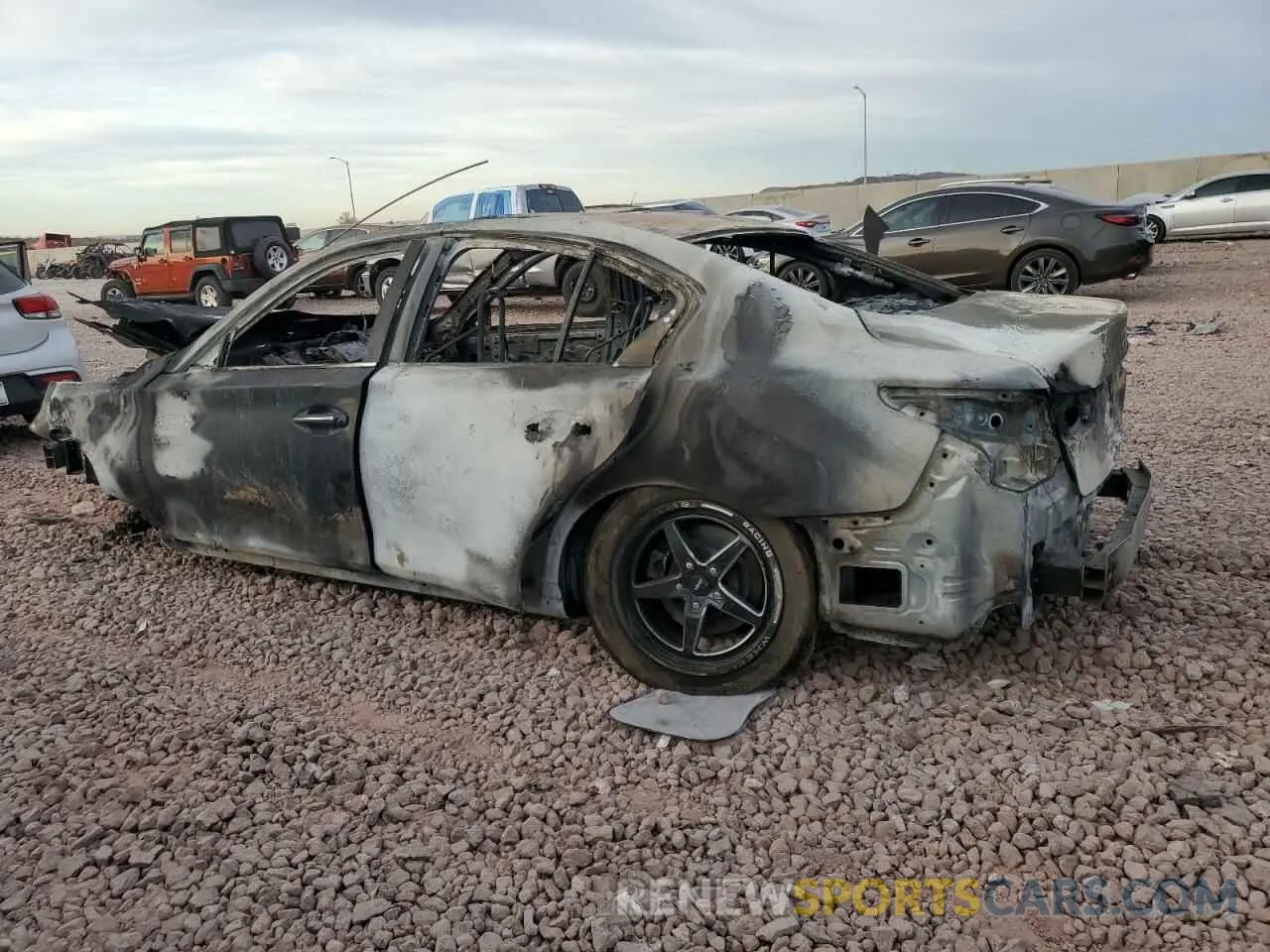 2 Photograph of a damaged car JN1EV7AP9KM517596 INFINITI Q50 2019