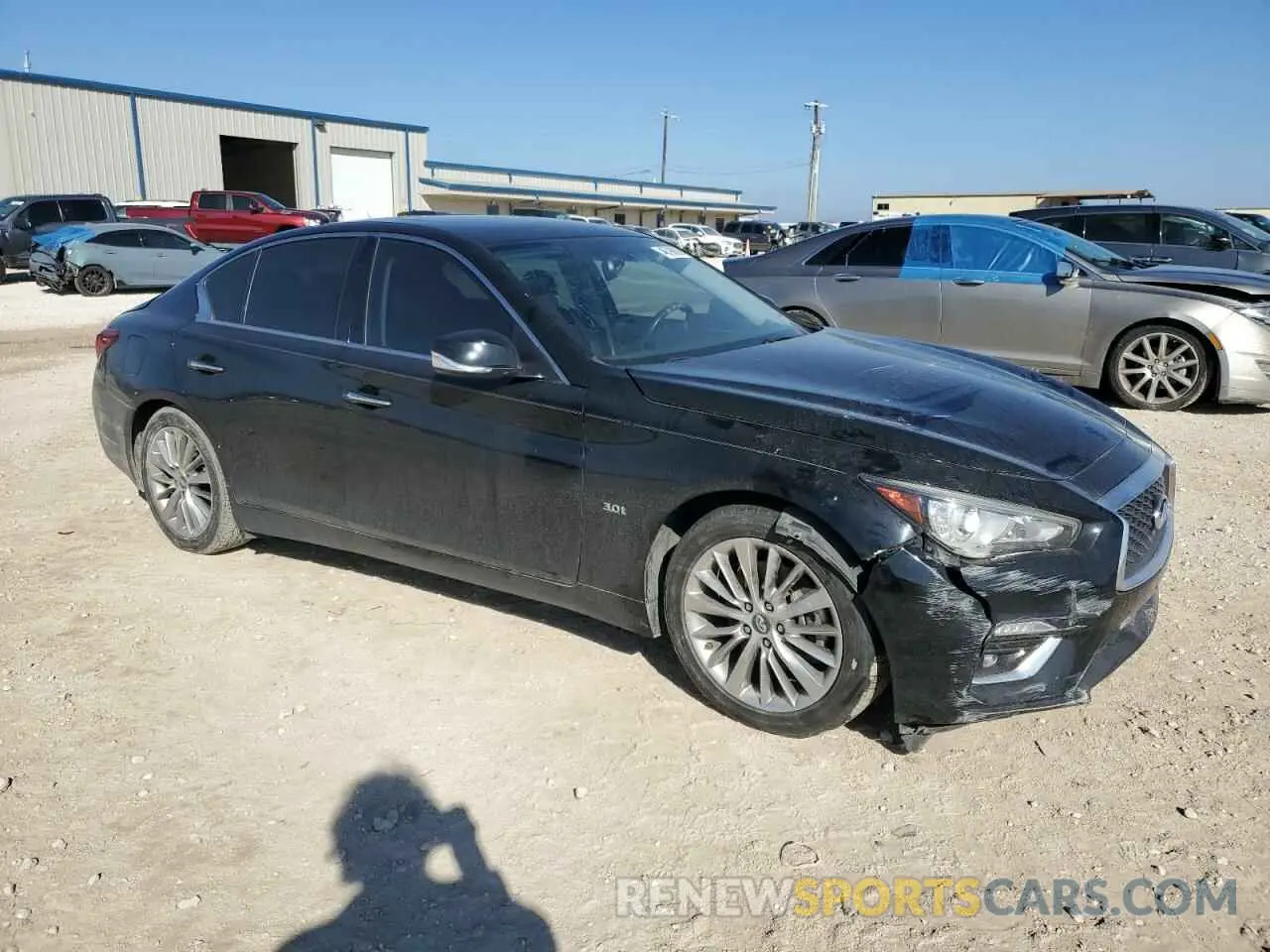 4 Photograph of a damaged car JN1EV7AP9KM518974 INFINITI Q50 2019