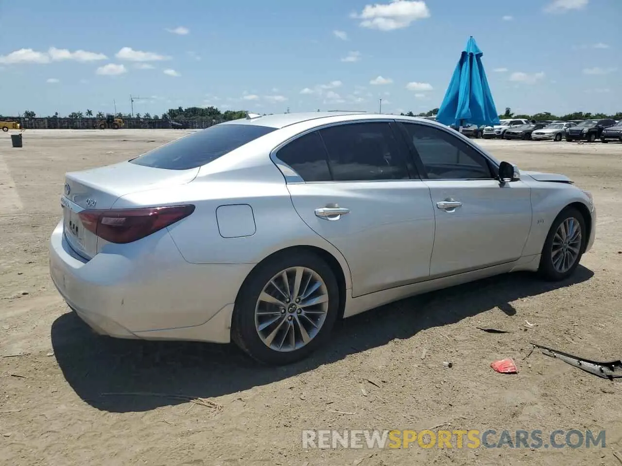 3 Photograph of a damaged car JN1EV7AP9KM519722 INFINITI Q50 2019