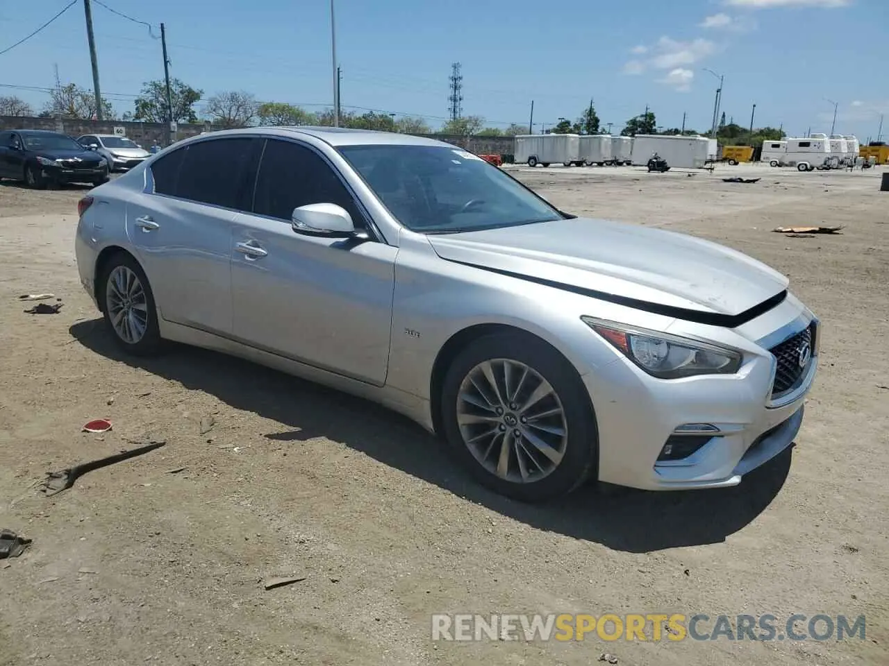 4 Photograph of a damaged car JN1EV7AP9KM519722 INFINITI Q50 2019