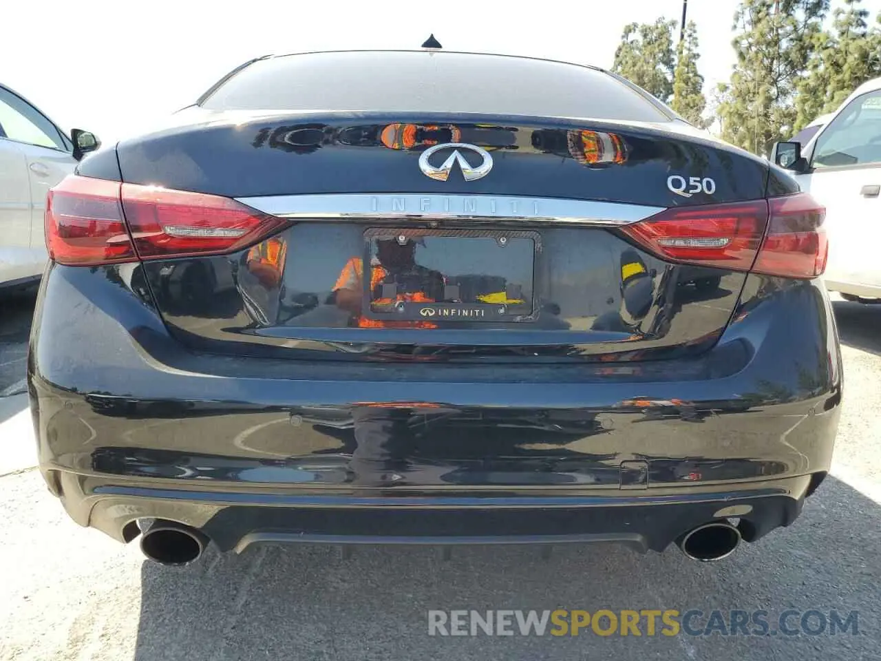 6 Photograph of a damaged car JN1EV7AP9KM541235 INFINITI Q50 2019