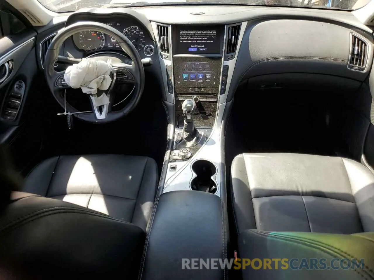 8 Photograph of a damaged car JN1EV7AP9KM541235 INFINITI Q50 2019