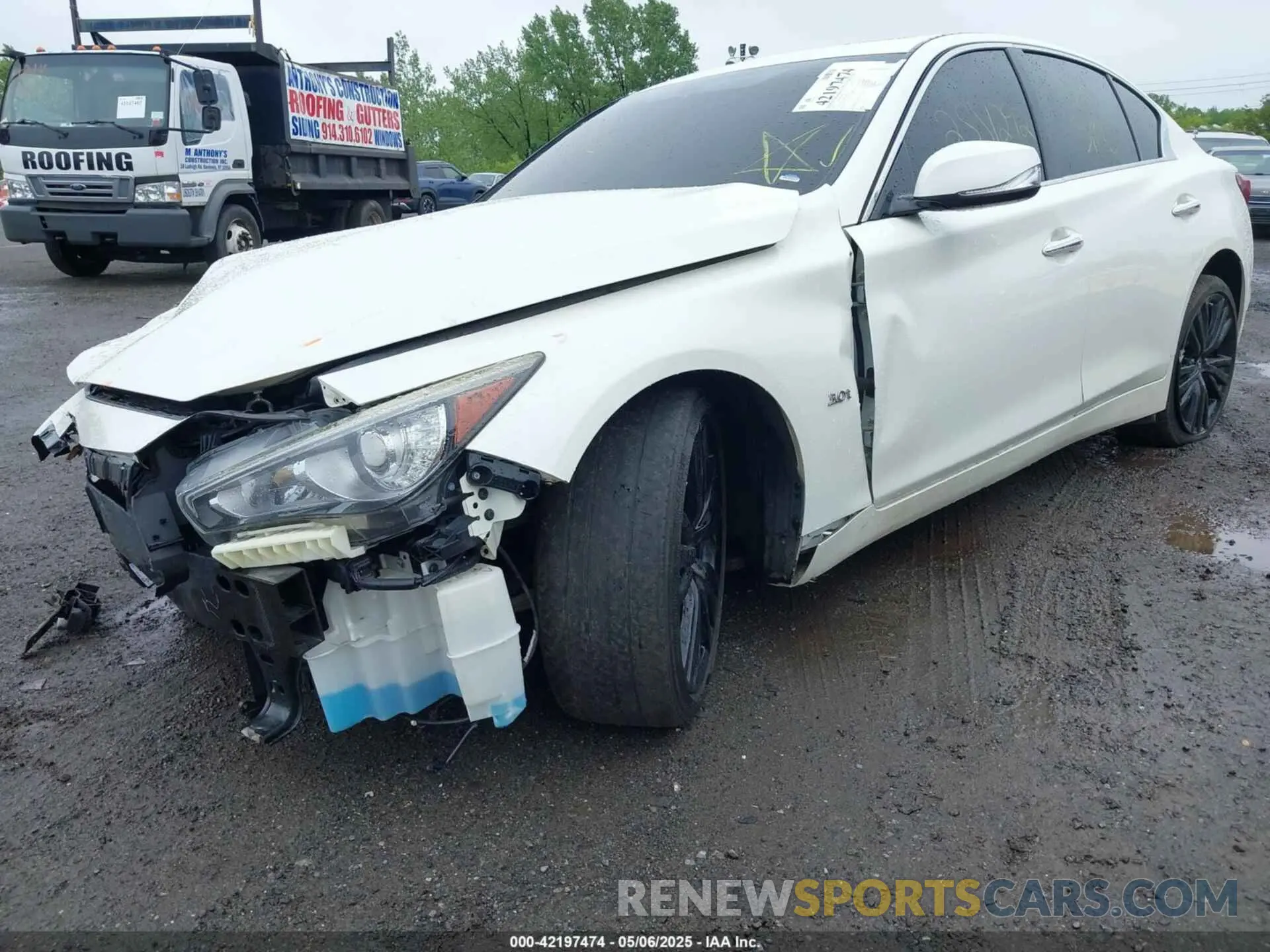 6 Photograph of a damaged car JN1EV7APXKM510219 INFINITI Q50 2019
