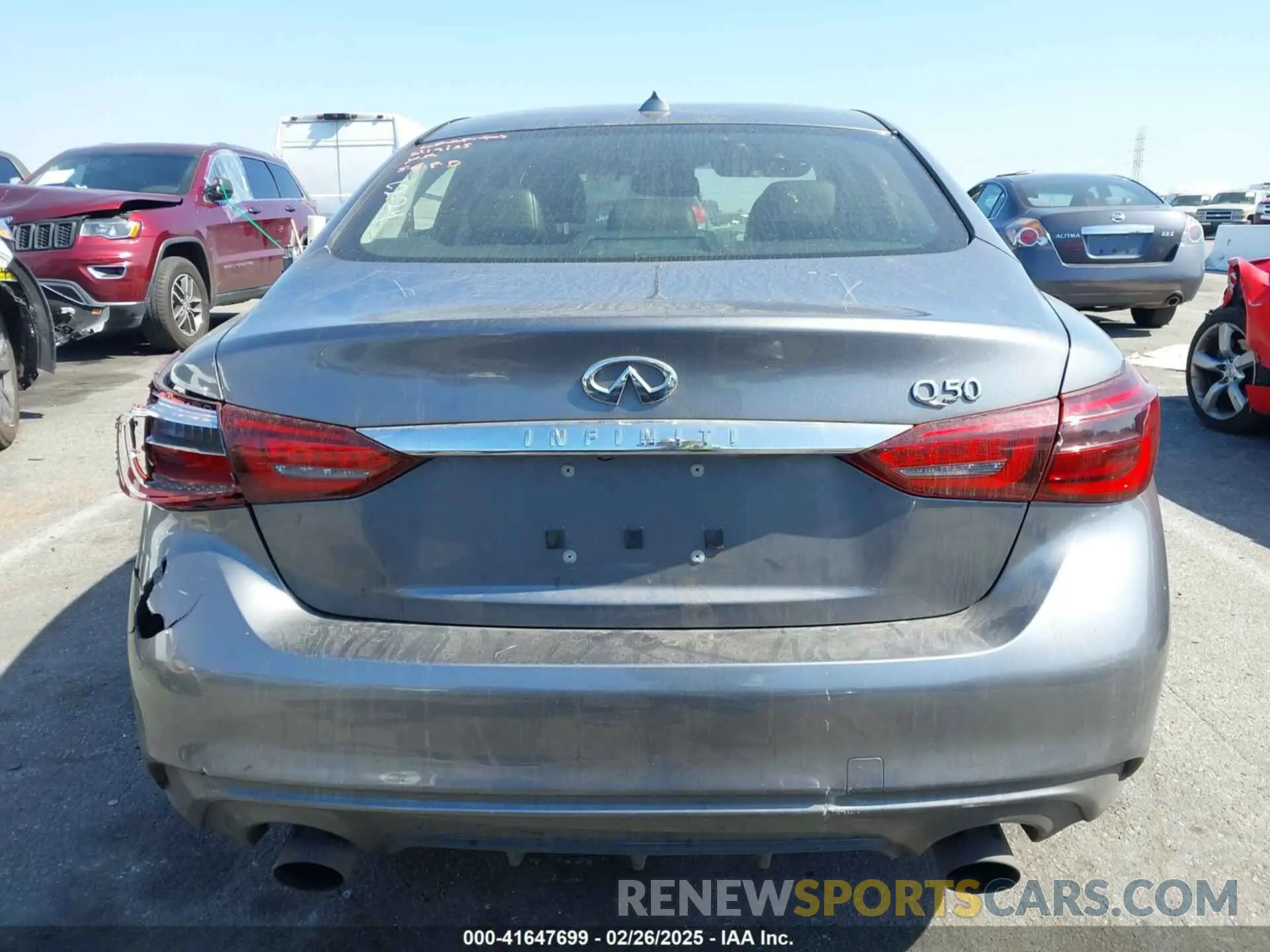 15 Photograph of a damaged car JN1EV7APXKM511385 INFINITI Q50 2019