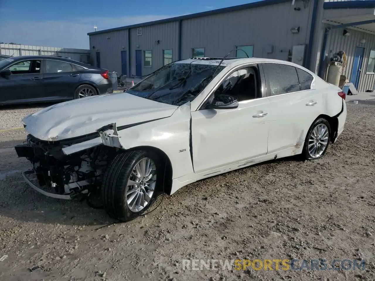1 Photograph of a damaged car JN1EV7APXKM514609 INFINITI Q50 2019