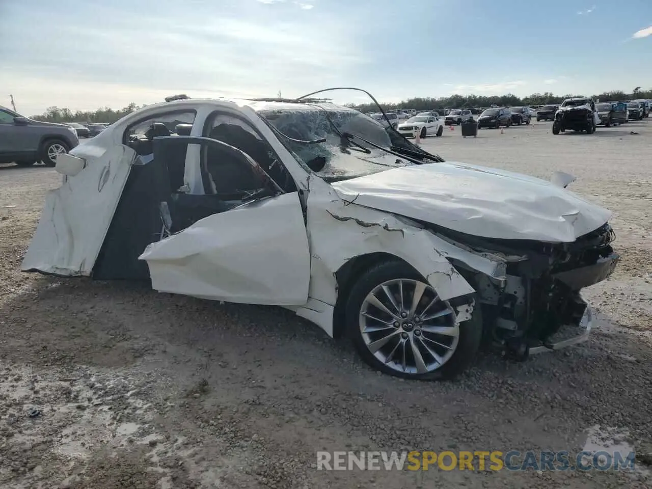 4 Photograph of a damaged car JN1EV7APXKM514609 INFINITI Q50 2019