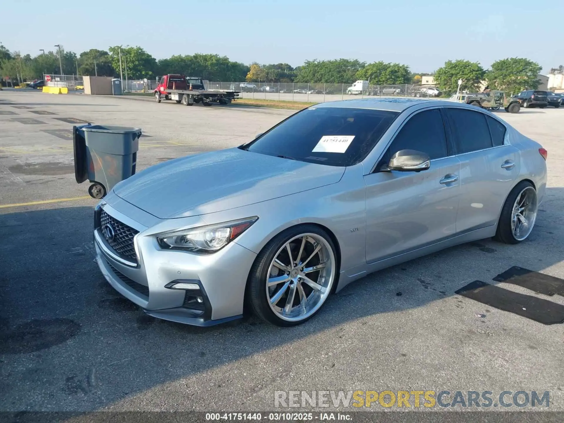 2 Photograph of a damaged car JN1EV7APXKM516277 INFINITI Q50 2019