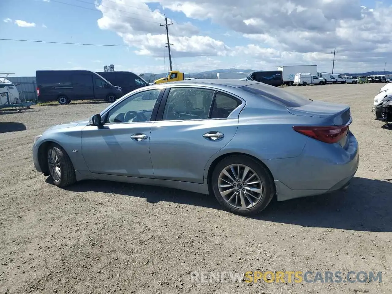 2 Photograph of a damaged car JN1EV7APXKM517090 INFINITI Q50 2019