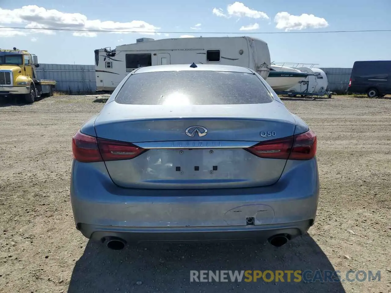 6 Photograph of a damaged car JN1EV7APXKM517090 INFINITI Q50 2019