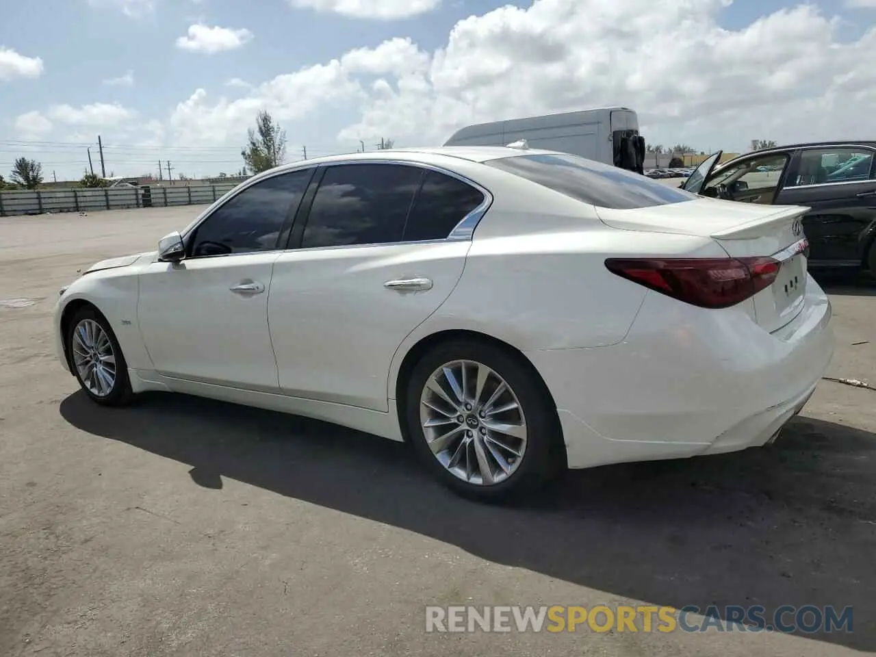 2 Photograph of a damaged car JN1EV7APXKM519017 INFINITI Q50 2019