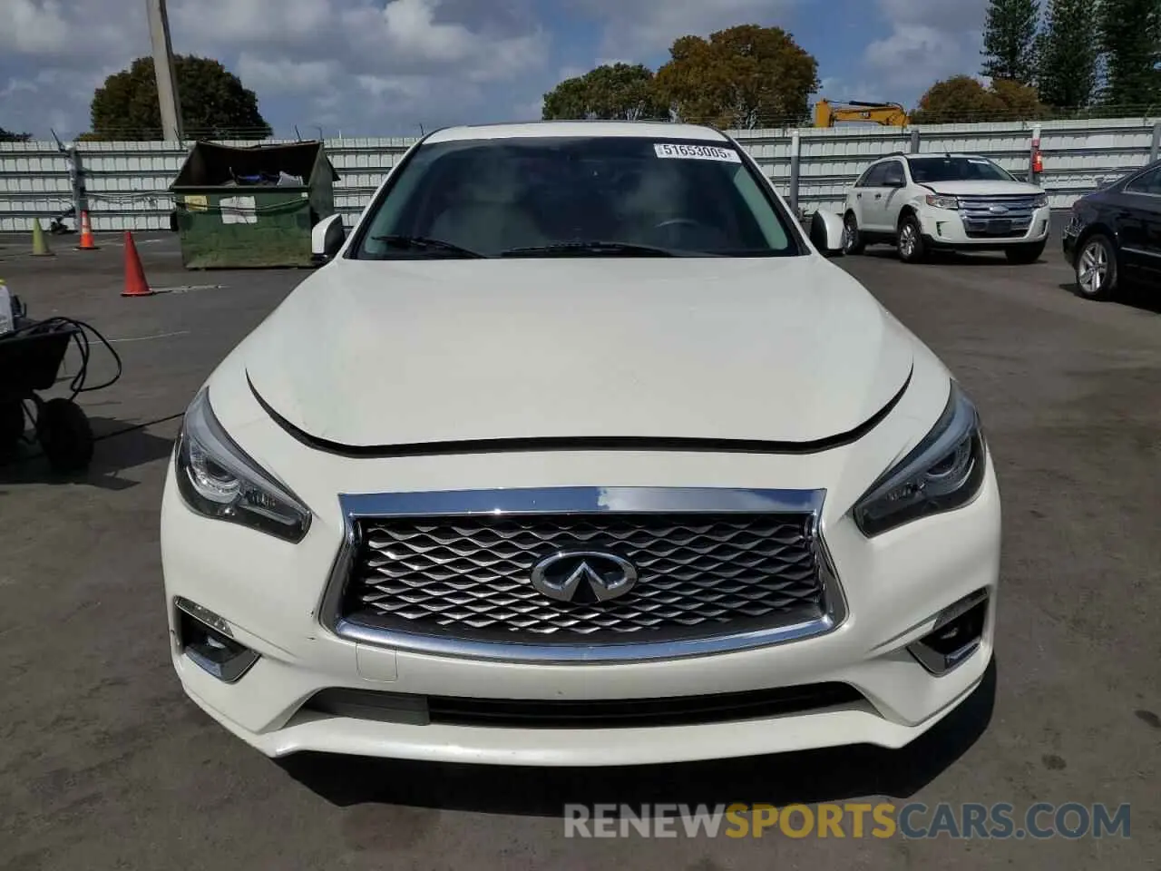 5 Photograph of a damaged car JN1EV7APXKM519017 INFINITI Q50 2019