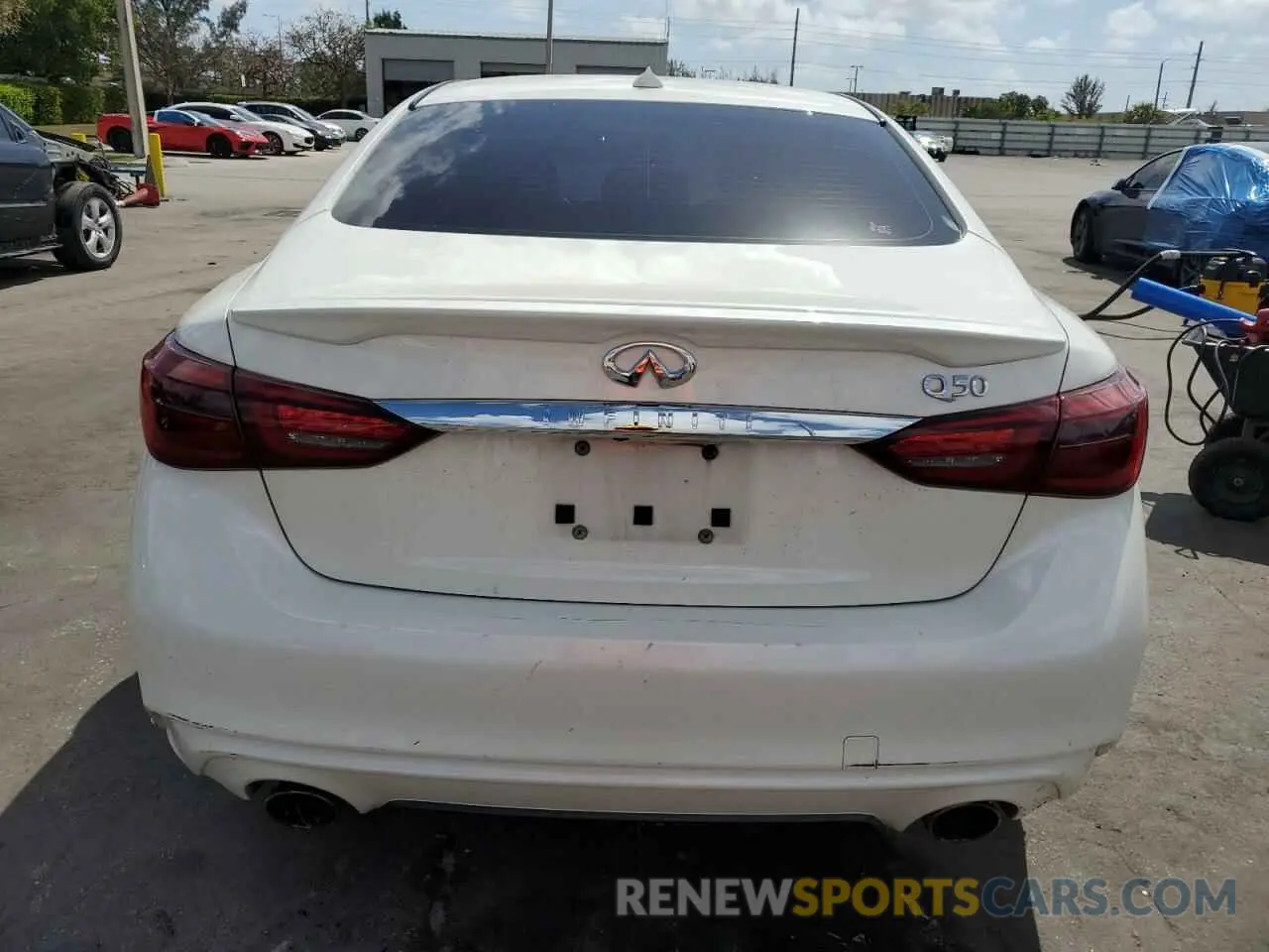 6 Photograph of a damaged car JN1EV7APXKM519017 INFINITI Q50 2019