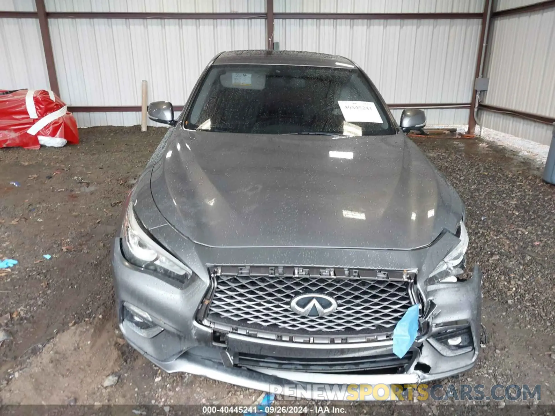 12 Photograph of a damaged car JN1EV7APXKM519048 INFINITI Q50 2019