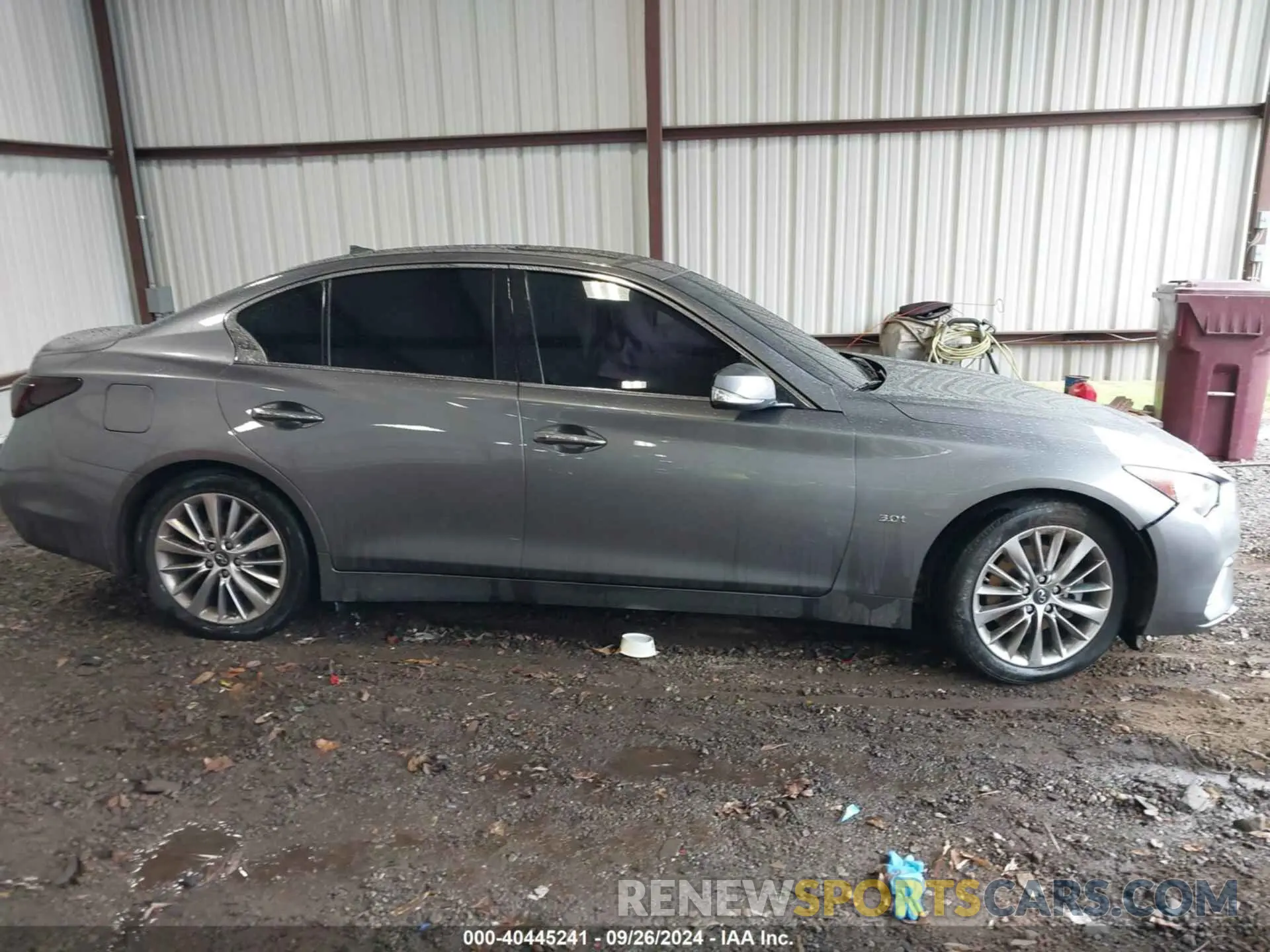 13 Photograph of a damaged car JN1EV7APXKM519048 INFINITI Q50 2019