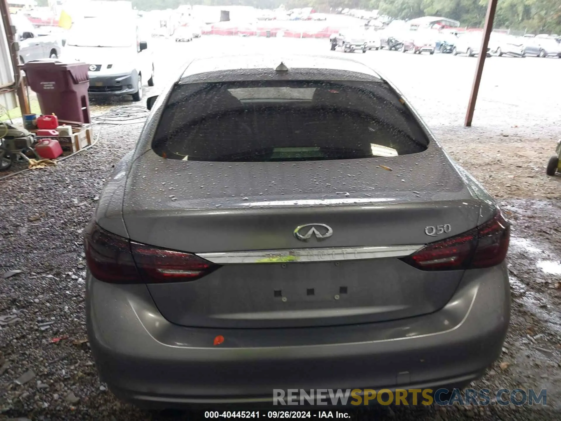 16 Photograph of a damaged car JN1EV7APXKM519048 INFINITI Q50 2019