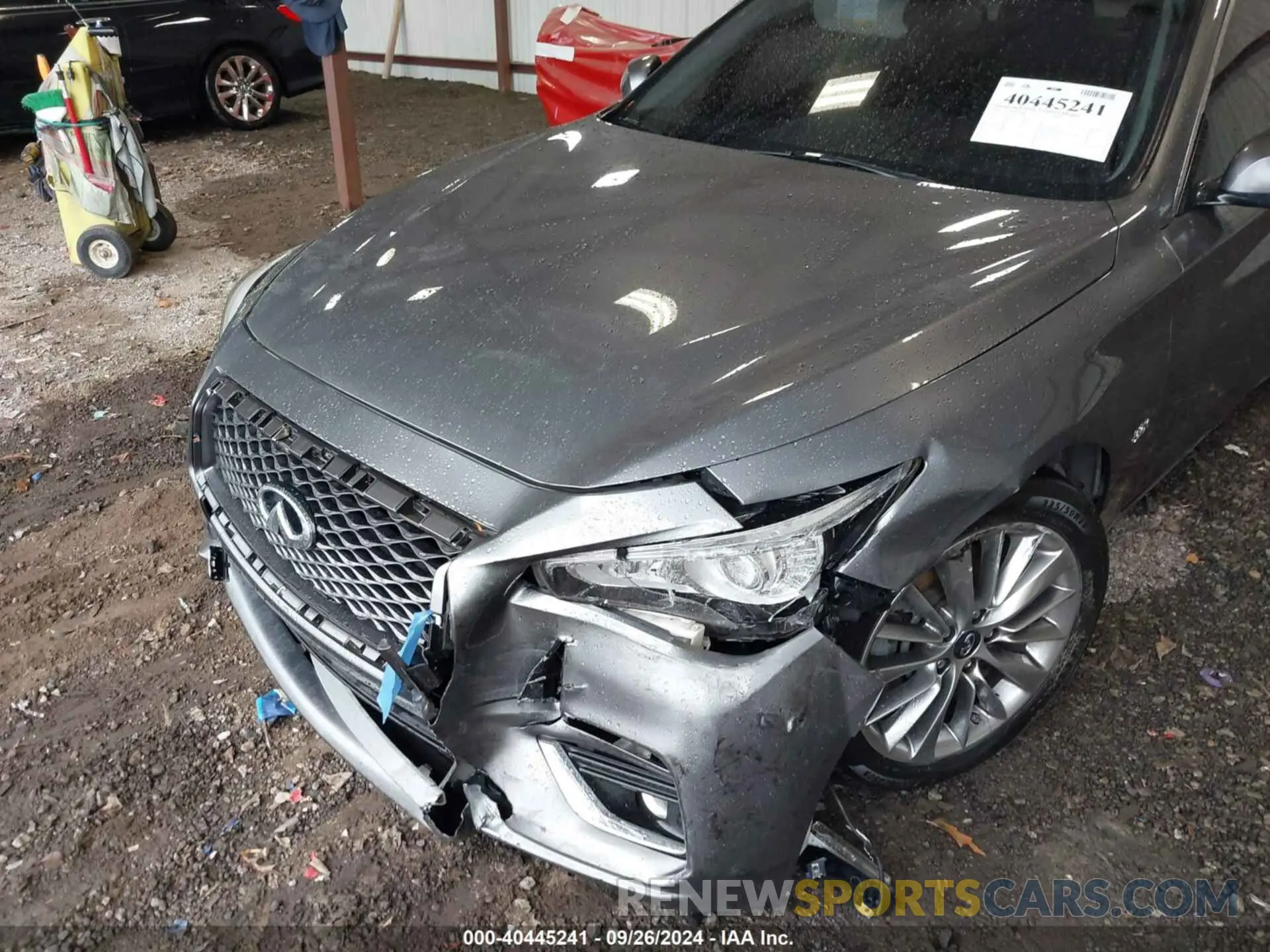 6 Photograph of a damaged car JN1EV7APXKM519048 INFINITI Q50 2019