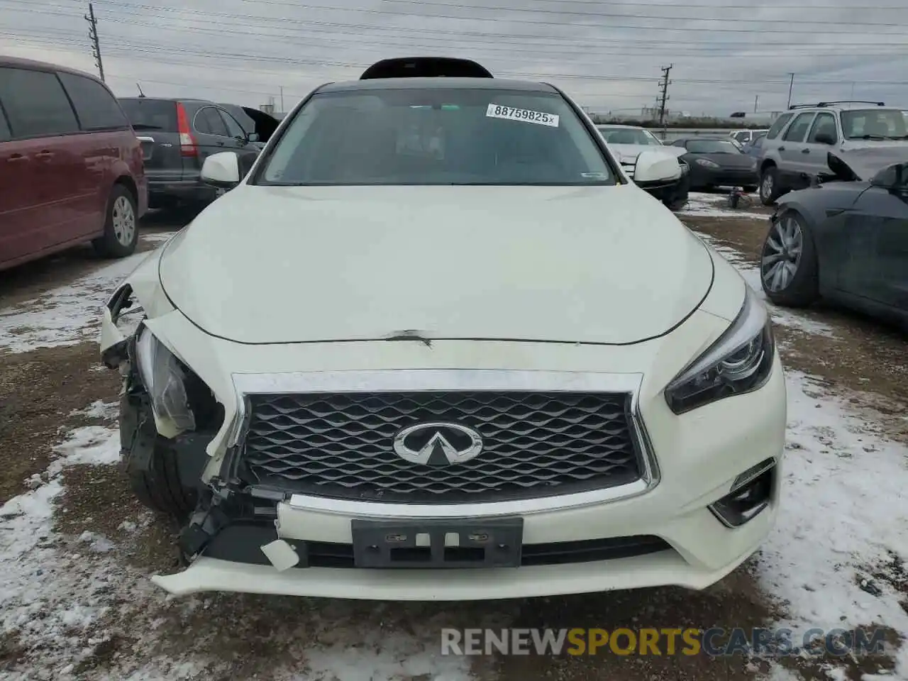 5 Photograph of a damaged car JN1EV7AR0KM556692 INFINITI Q50 2019