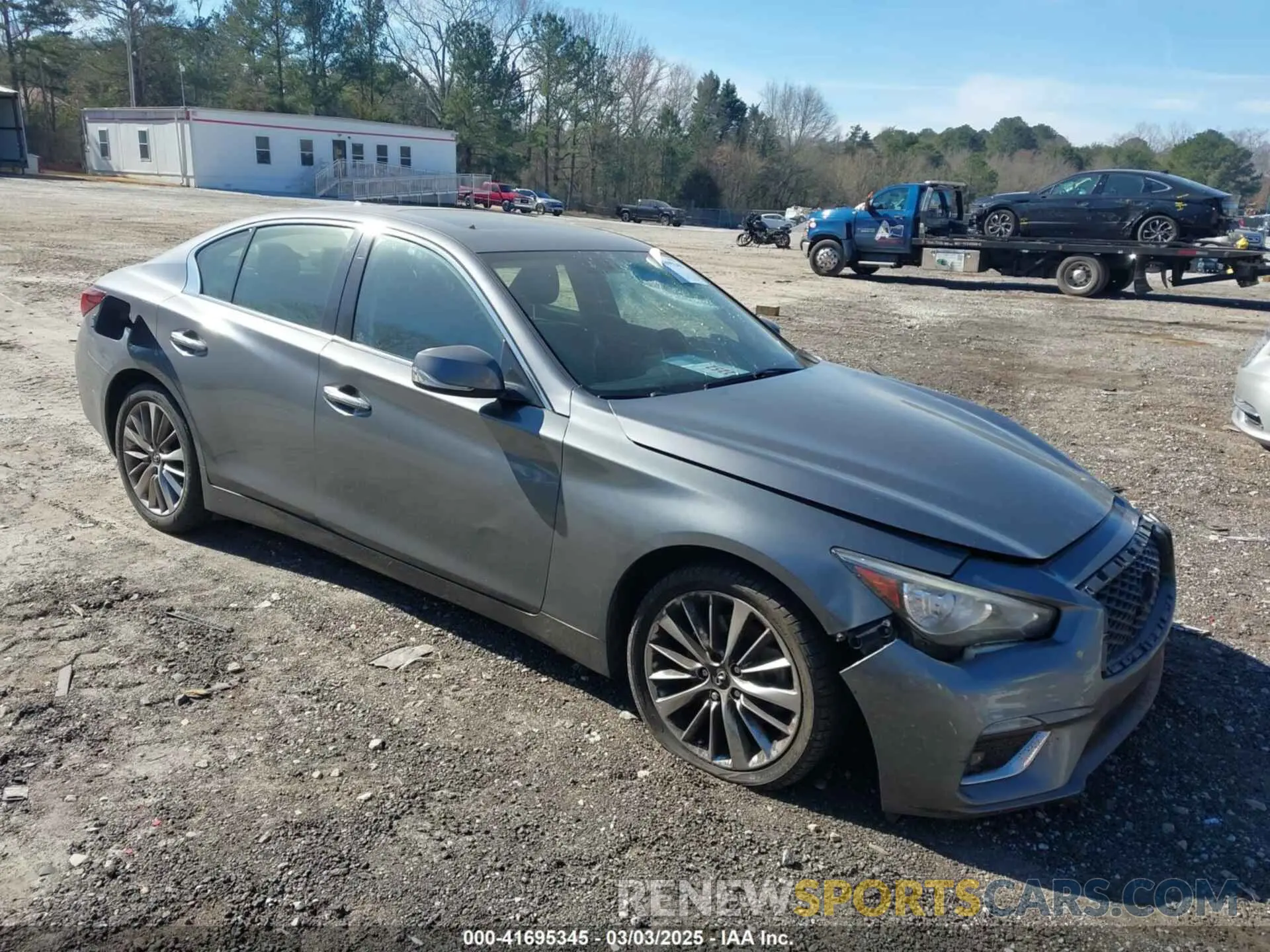 1 Photograph of a damaged car JN1EV7AR0KM559124 INFINITI Q50 2019