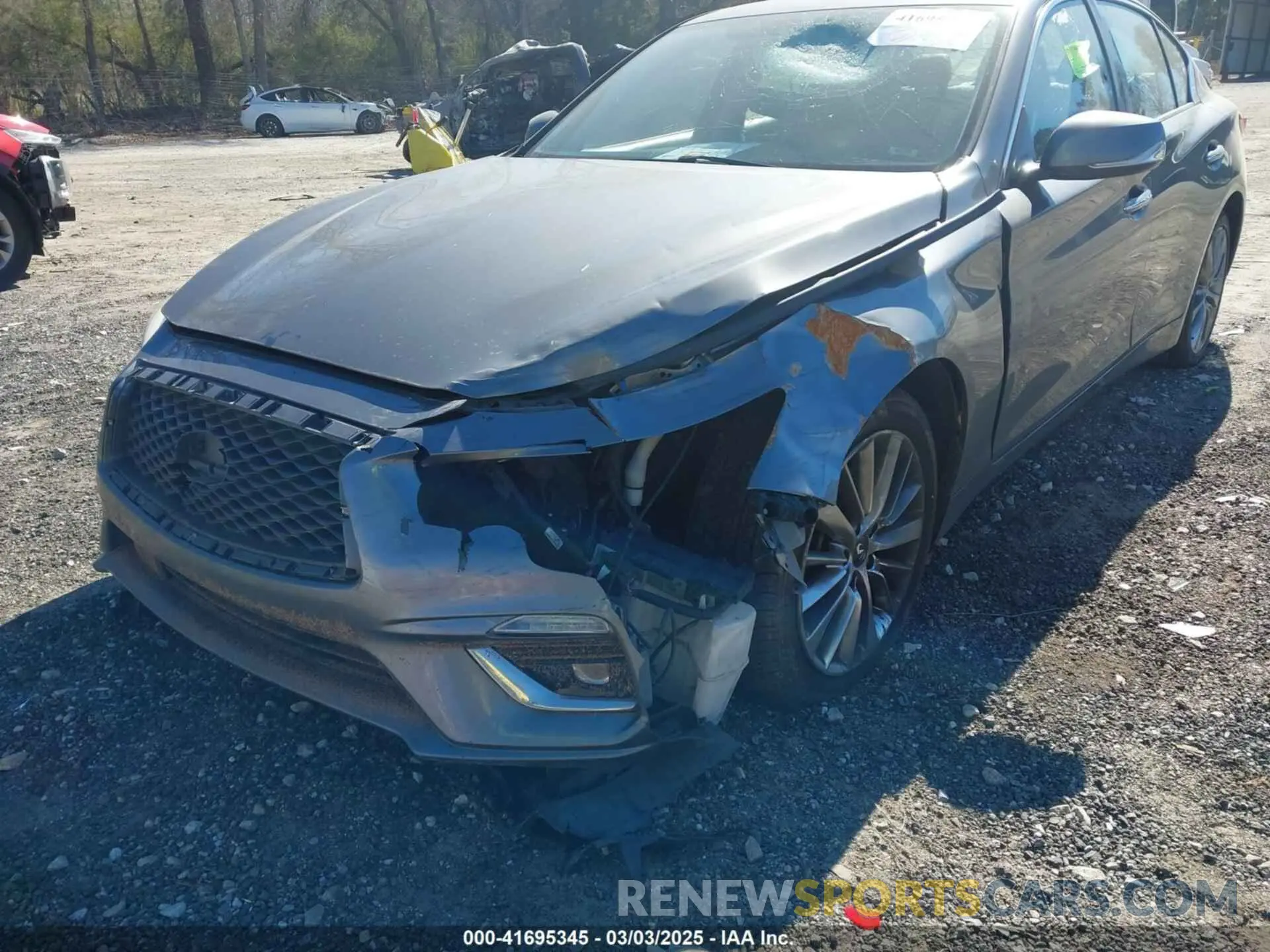 6 Photograph of a damaged car JN1EV7AR0KM559124 INFINITI Q50 2019