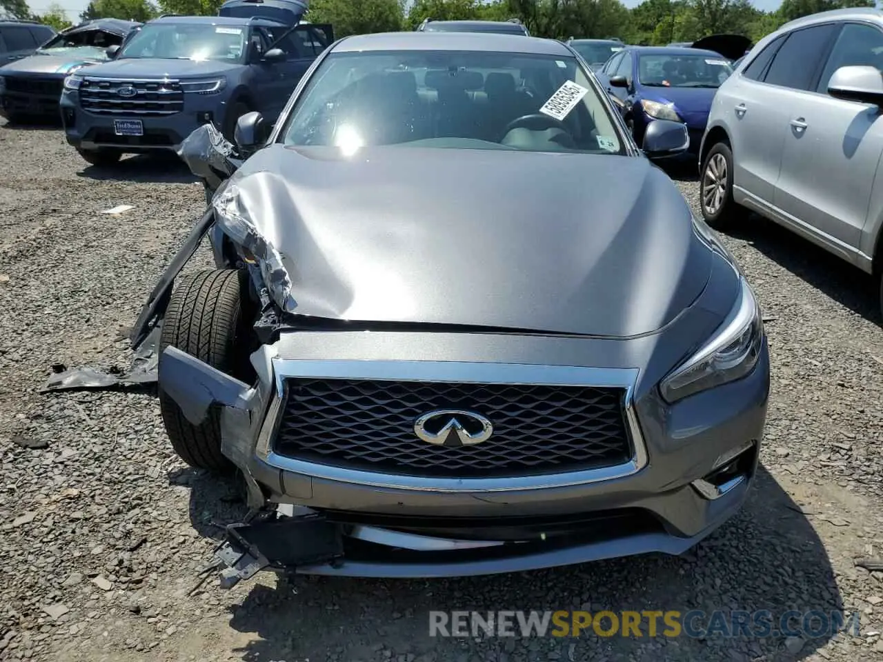 5 Photograph of a damaged car JN1EV7AR0KM590406 INFINITI Q50 2019