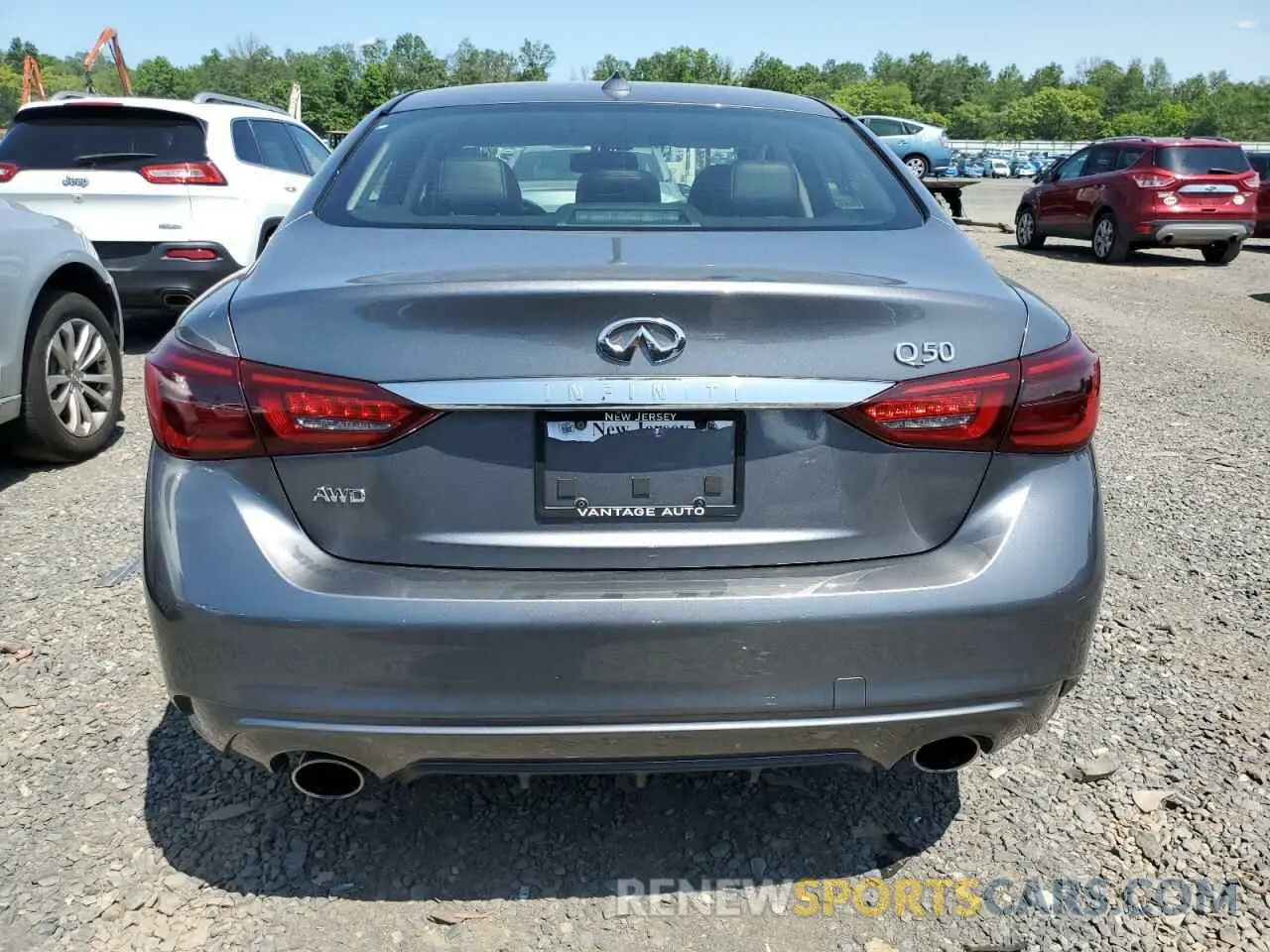 6 Photograph of a damaged car JN1EV7AR0KM590406 INFINITI Q50 2019