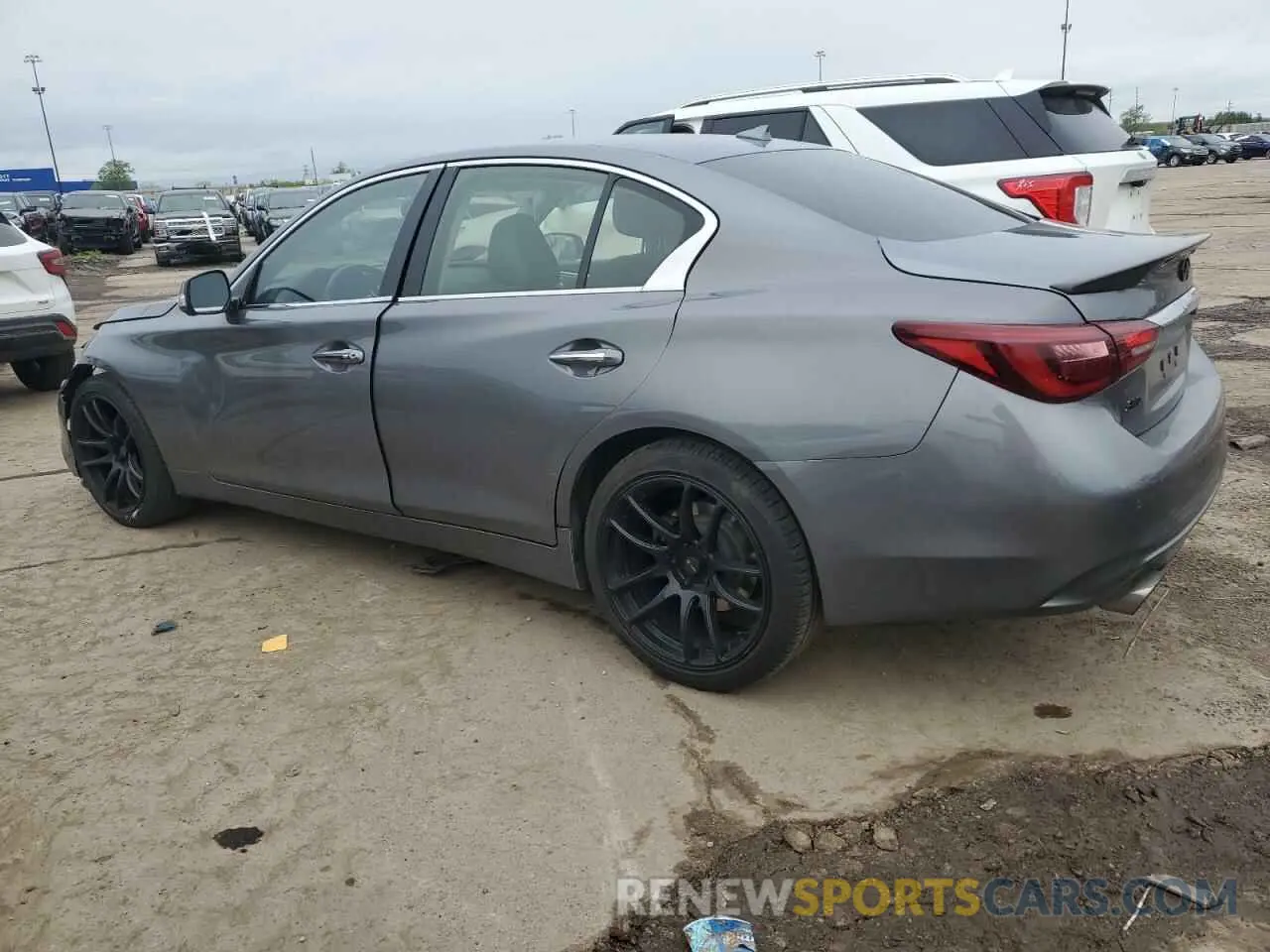 2 Photograph of a damaged car JN1EV7AR0KM591488 INFINITI Q50 2019