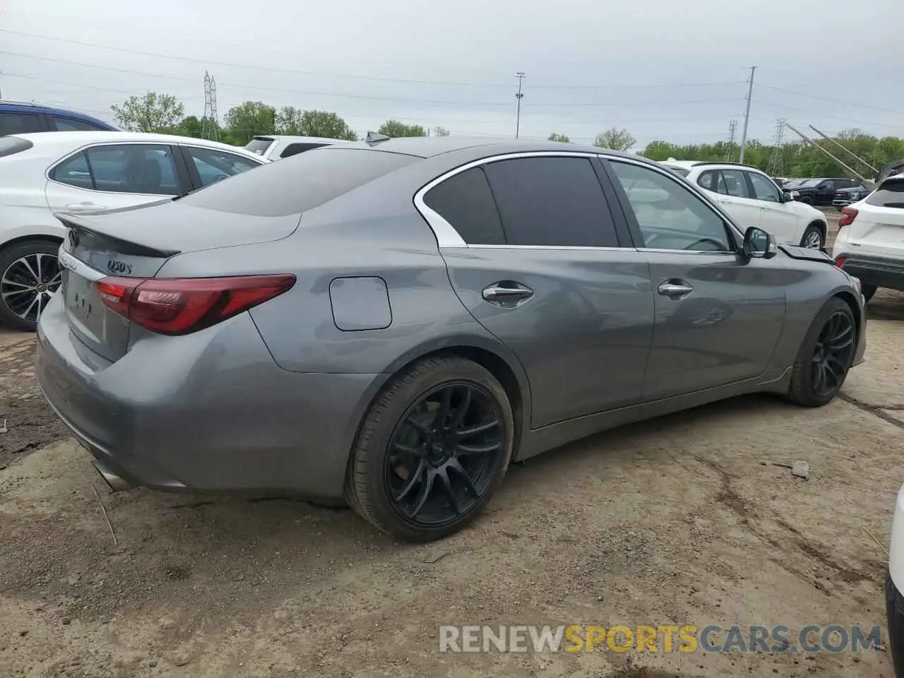 3 Photograph of a damaged car JN1EV7AR0KM591488 INFINITI Q50 2019