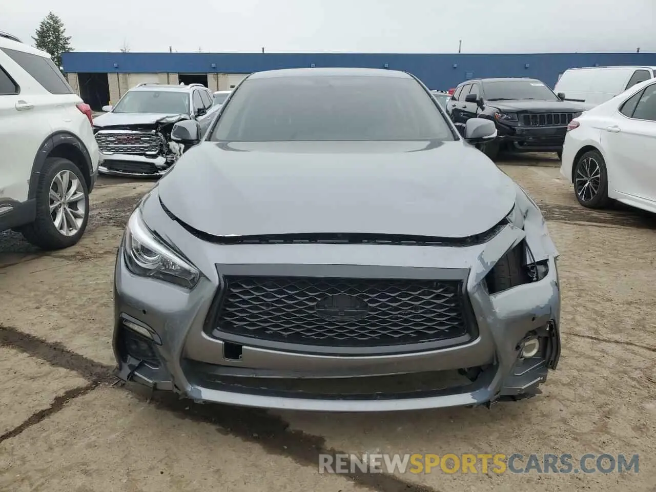 5 Photograph of a damaged car JN1EV7AR0KM591488 INFINITI Q50 2019