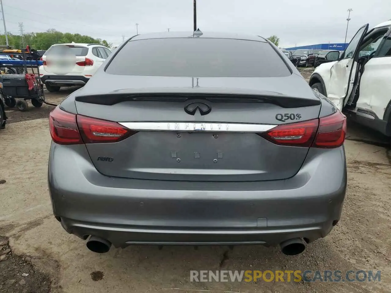 6 Photograph of a damaged car JN1EV7AR0KM591488 INFINITI Q50 2019