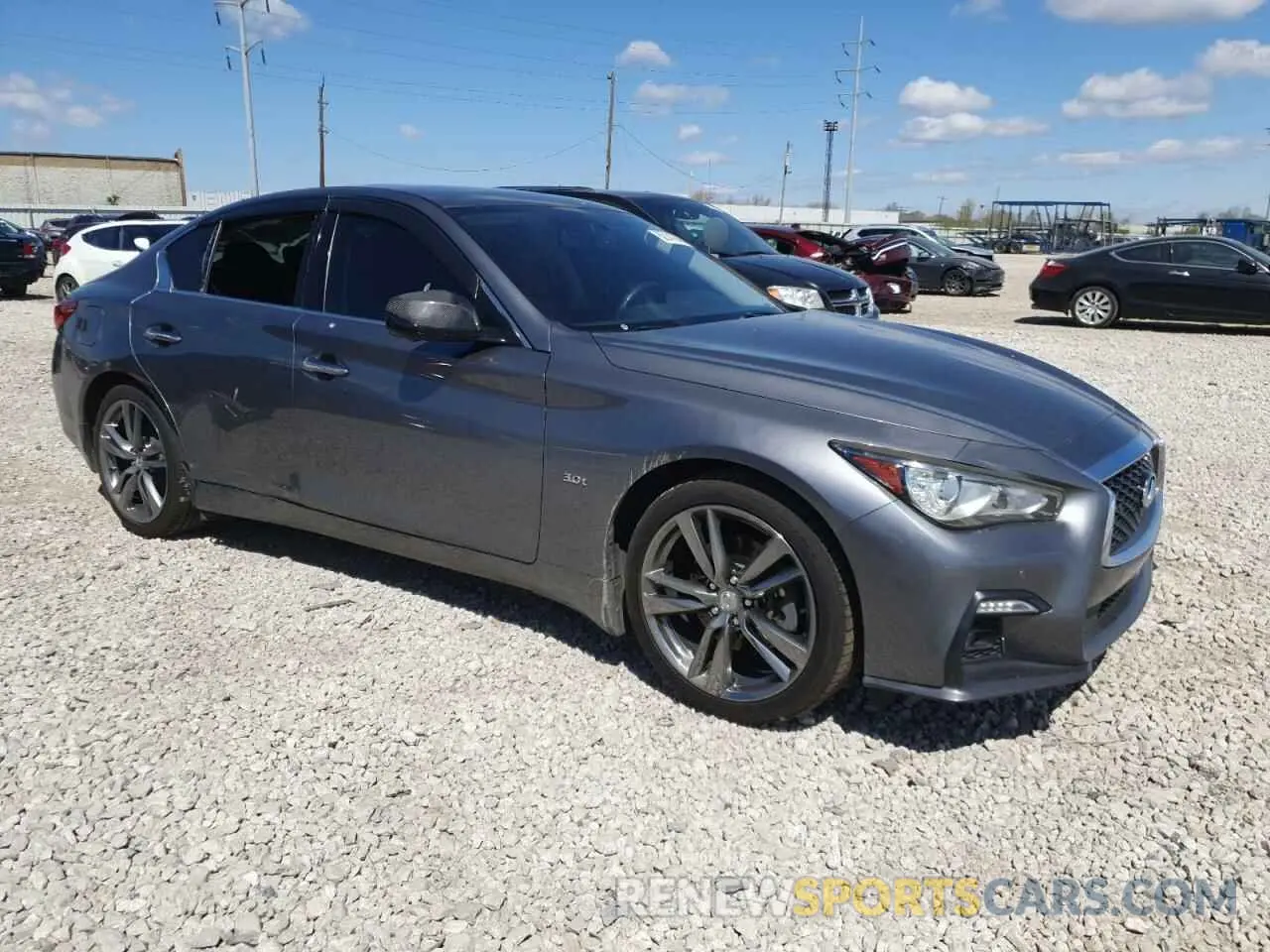 4 Photograph of a damaged car JN1EV7AR0KM592477 INFINITI Q50 2019