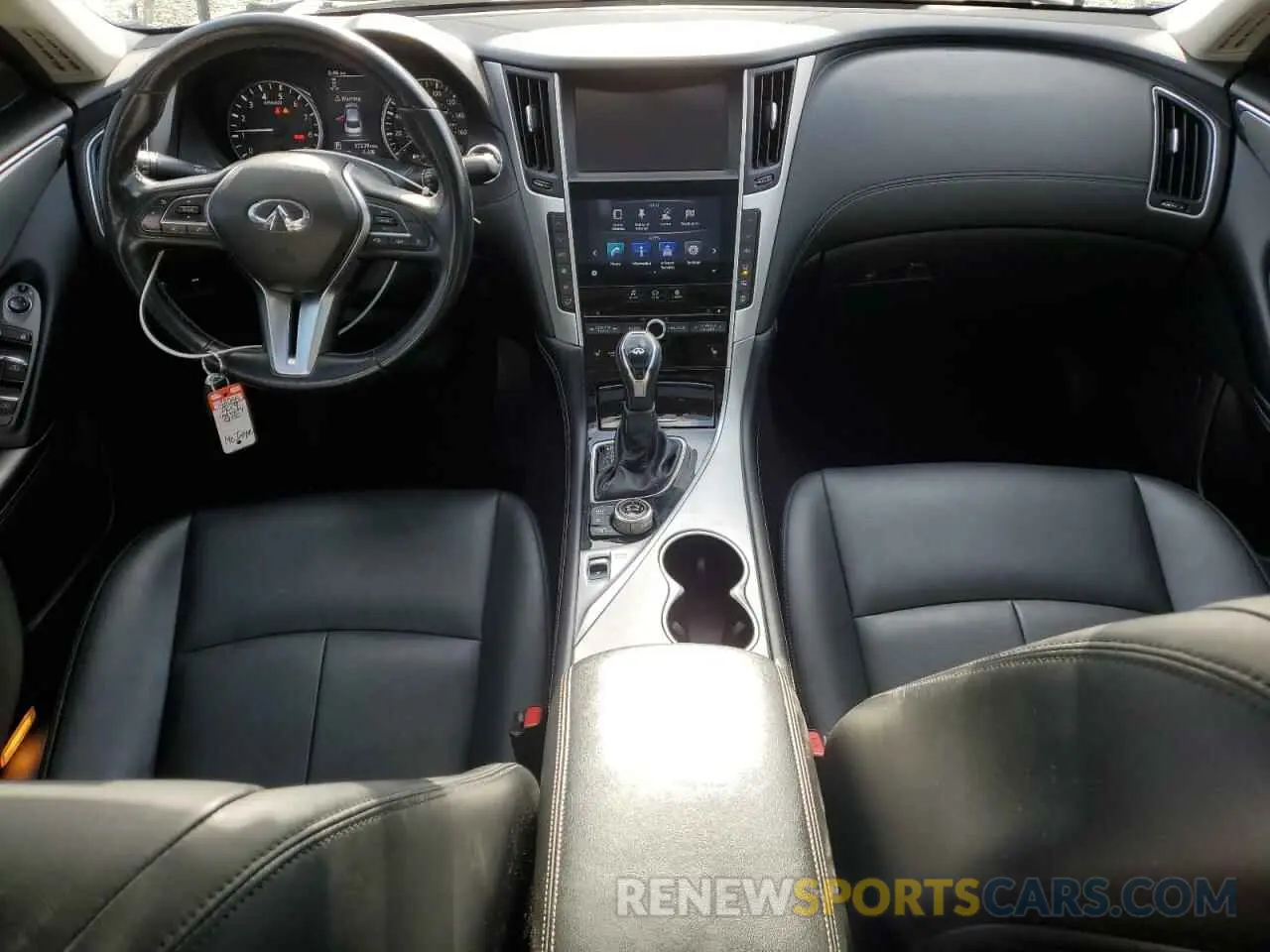 8 Photograph of a damaged car JN1EV7AR0KM592625 INFINITI Q50 2019