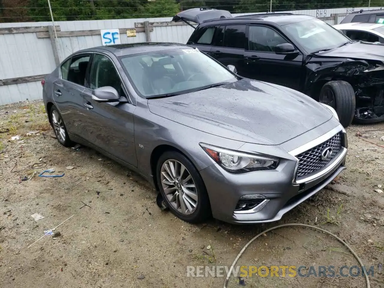 4 Photograph of a damaged car JN1EV7AR0KM593659 INFINITI Q50 2019