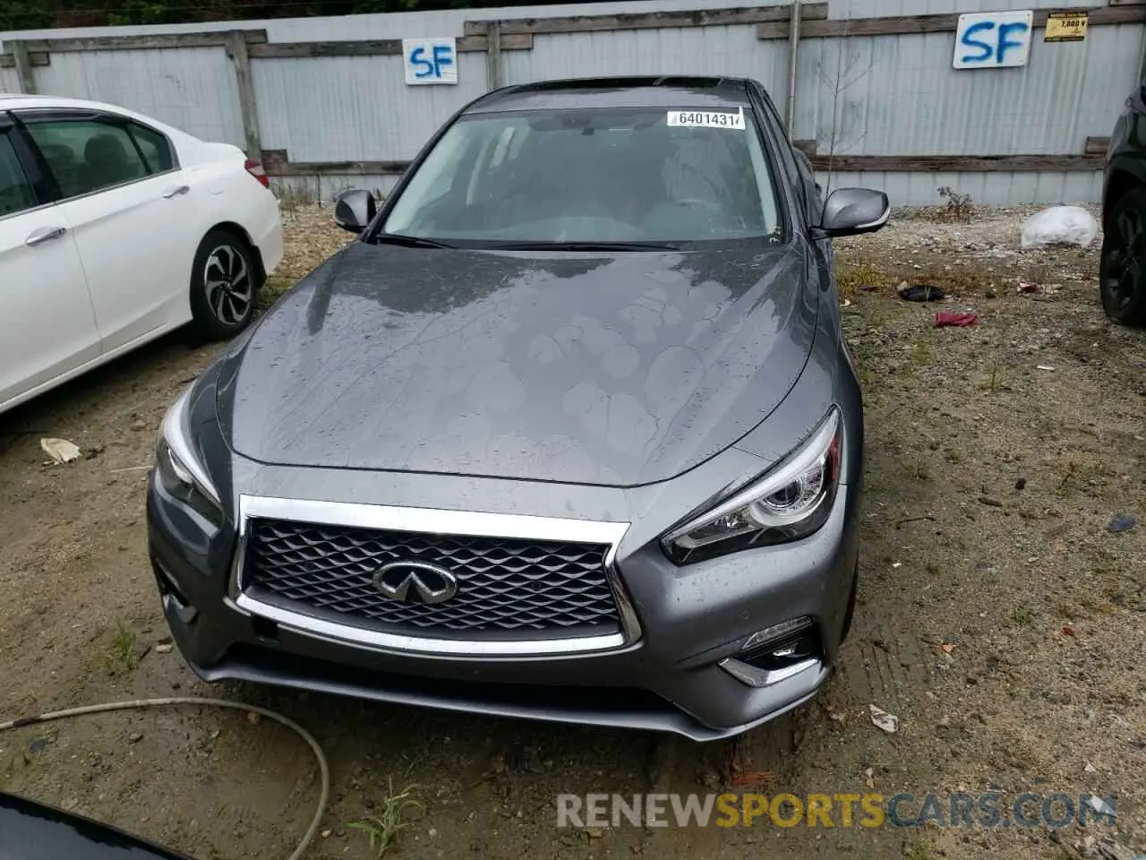 5 Photograph of a damaged car JN1EV7AR0KM593659 INFINITI Q50 2019