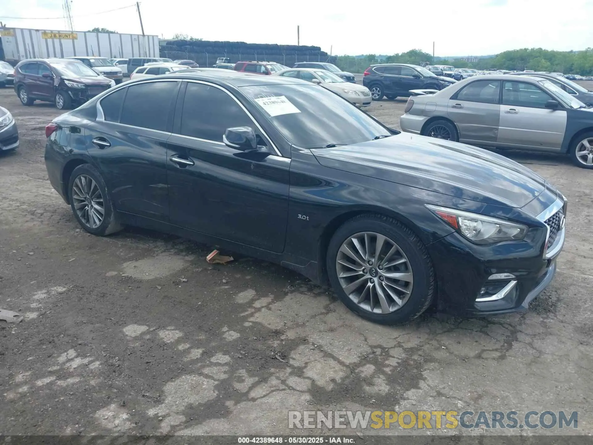1 Photograph of a damaged car JN1EV7AR1KM553722 INFINITI Q50 2019